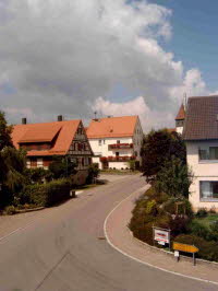 Blick vom Wohnzimmer gen Norden